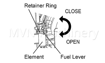 Fuel Filter Kubota 16271-43561 details schema