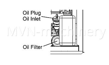 Oil Filter Kubota 1J090-32430 details schema